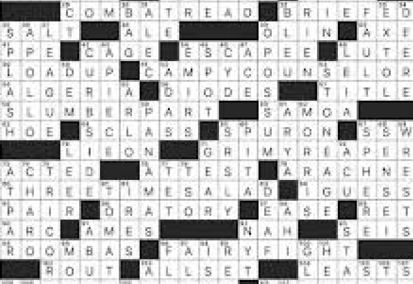 entertainer crossword clue